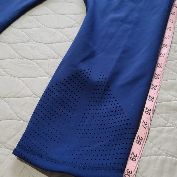 NWOT Women's Nike Running Crop Leggings - Blue, Size XXL - Picture 4 of 4